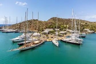 Charming English Harbour with its original Nelsonian buildings