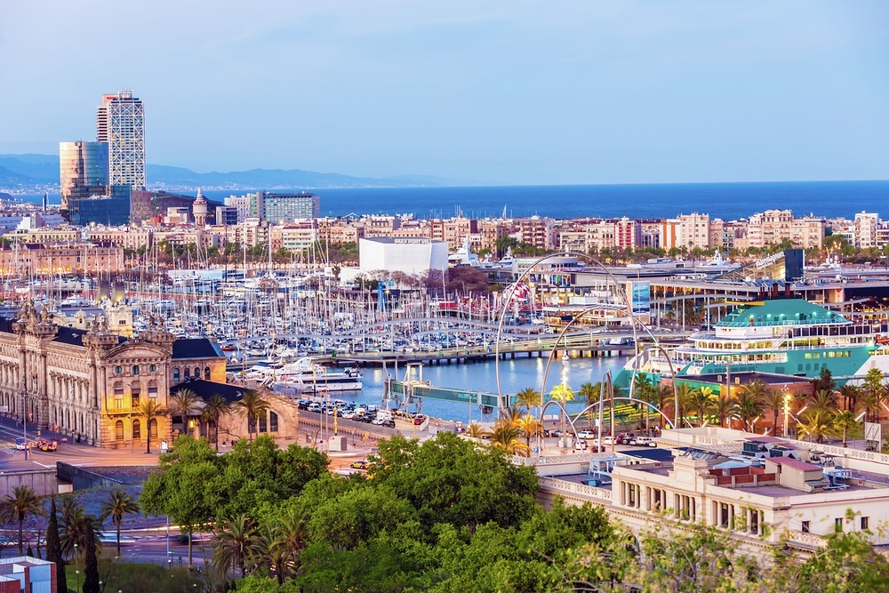 Come for the boats but don't forget to explore into the beautiful city of Barcelona