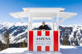 Step into one of Gray Malins's photographs at Aspen Beach Club