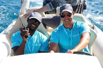 Limousines and tenders are on hand to help you get into and around the shows