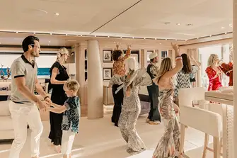 Whether you're hosting a birthday party or just hanging out, a yacht works for you