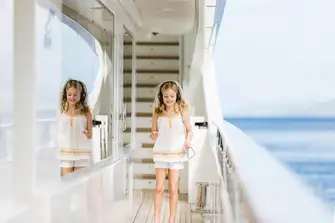 After her 2019 refit, she has state-of-the-art entertainment systems throughout and super-fast Wi-Fi for streaming