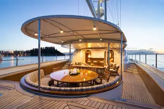 Al fresco dining, shaded lounging and a sit-up bar that serves guests inside and out