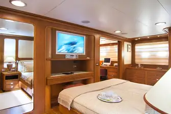 The full beam owner's suite is unusually large