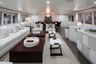 Looking forward in the main saloon