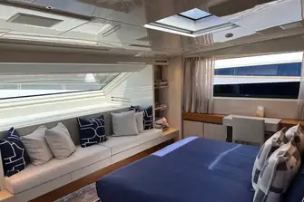 Plenty of windows around and above to illuminate the owner's suite