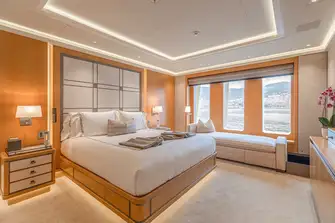 One of six main deck guest suites
