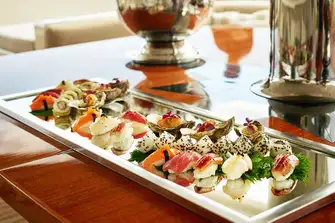 Freshly made sushi for lunch? No problem