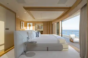The bridge deck VIP suites have their own balconies