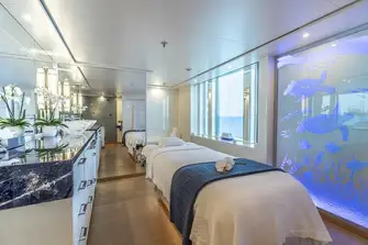 The bridge deck massage room and beauty salon