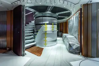 Technical upgrades include new generators and LED lighting throughout to increase her energy efficiency