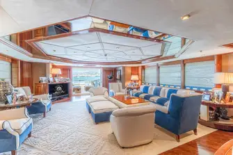 Looking aft in the main saloon