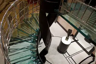...is connected via a private staircase...