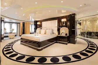 The owner's bedroom, bathroom and dressing room...