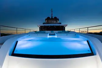 Whether underway or tucked up in harbour, the foredeck is a real crowd-pleaser