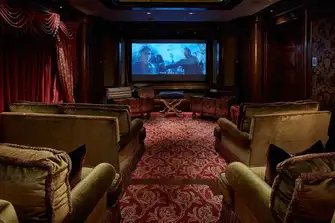 The bridge deck cinema seats 11 guests