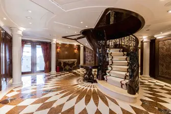 Her main lobby is wonderfully impressive
