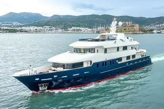 Wraparound views and foredeck access in the VIP suite forward on the main deck