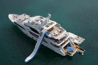 As a successful Burgess charter yacht, she has plenty of entertaining toys