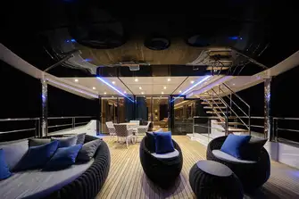 The owner's suite has its own private terrace