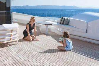 The crew love children, indeed many have their own and miss them. They have multiple responsibilities however so if you need a nanny, best arrange to bring one