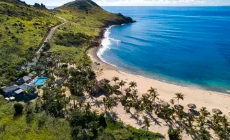 Anse Toiny is a great place to try surfing