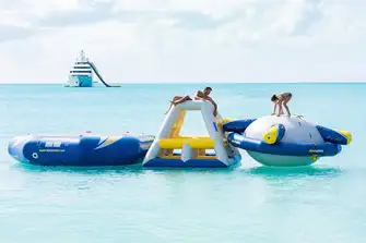 TITANIA's slide is one of the biggest in the business and everyone loves the waterpark