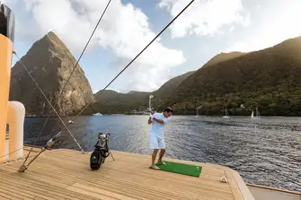 Play golf with biodegradable balls