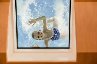 Some yachts have glass-bottomed pools