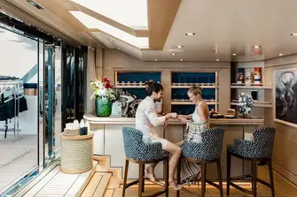 Drinks and snacks are always on hand during a day with the watertoys