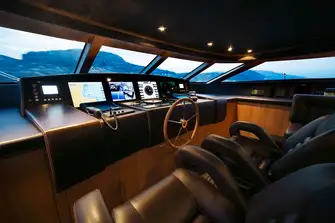 The bridge is well equipped and maintained to an excellent standard