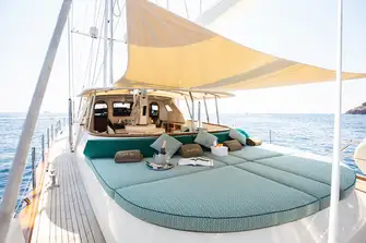 The perfect place to sunbathe or relax under the sunshade