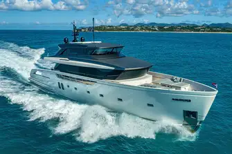 A state-of-the-art diesel propulsion system offers precision manoeuvring and dynamic positioning