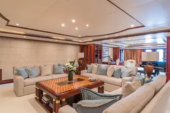 Looking aft in the main saloon