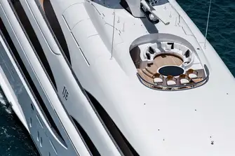 The top deck has an intimate and entirely private crow's nest