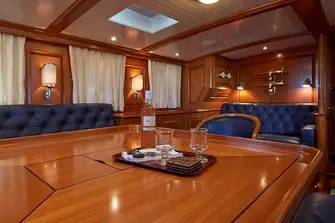 Looking starboard aft in the main deck house