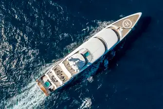 Her highly efficient Rolls-Royce hybrid propulsion unit gives her transatlantic range with lower noise and vibration