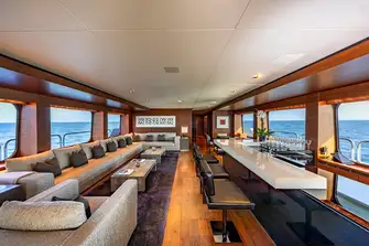 Upper deck sky lounge