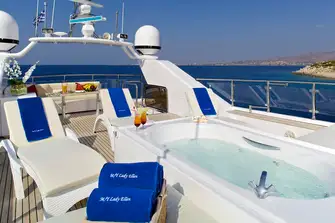 LADY ELLEN's sun deck