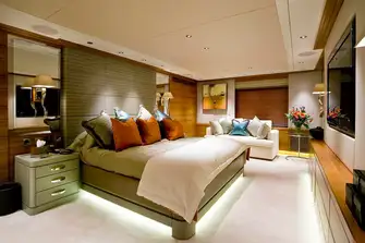 The main deck master suite