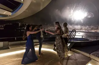 Gustavia's New Year's Eve fireworks signal the start of the party