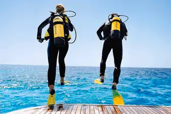 Dive into underwater caves