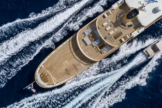 Huge versatile space on the main deck aft