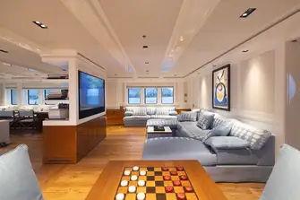 The relaxed media lounge