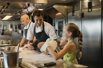 Delighting guests with amazing cuisine means the galley is a highly pressurised environment. Unless invited, leave the chefs to it