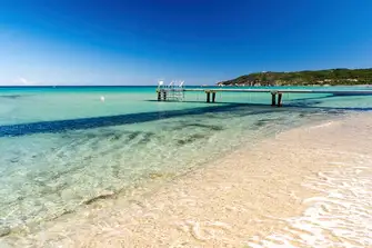 The jetty that has brought so many of the jetset to Club 55