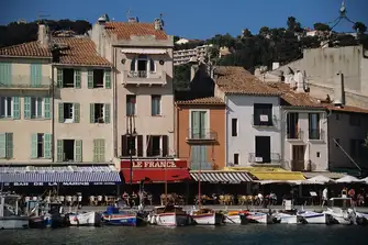 Fishing boats bob away off Quai Jean Jacques Barthélémy in Cassis