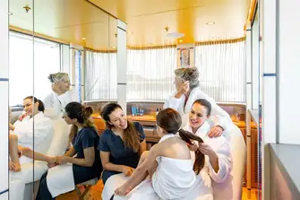 Nothing beats some group pampering