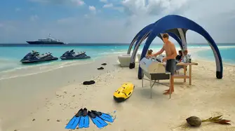 Take your catch to the beach and let the chef start grilling