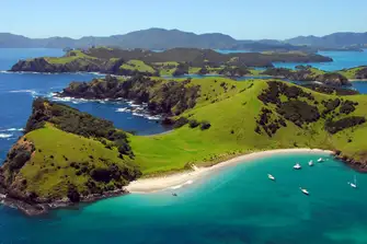 Te Akeake point, Bay of Islands, New Zealand